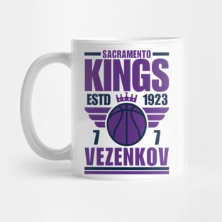 Sacramento kings Vezenkov 7 Basketball Retro Mug